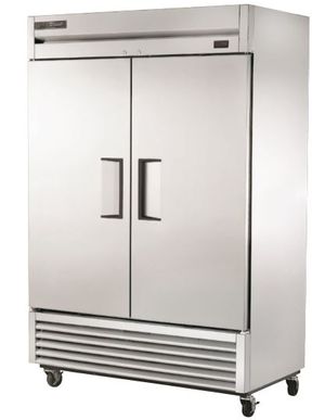 True® Commerical T-Series 55 in. 49.0 Cu. Ft. Stainless Steel Reach-In Solid Swing Door Refrigerator with Hydrocarbon Refrigerant