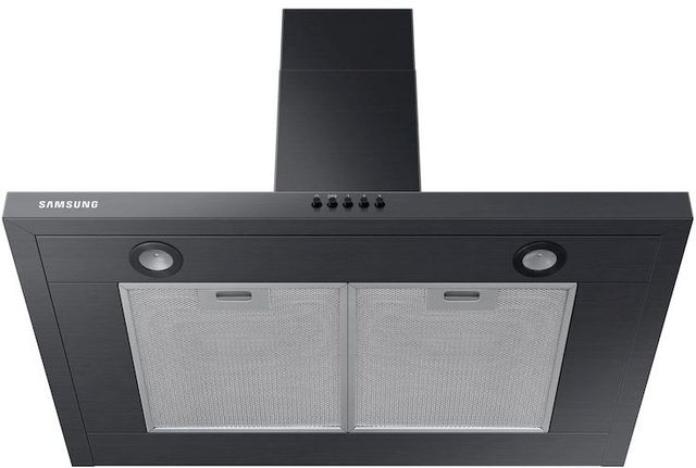Samsung 30" Fingerprint Resistant Black Stainless Steel Wall Mounted Range Hood-2