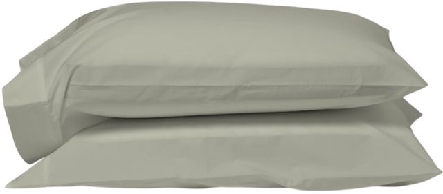 Dreamfit® DreamHealth™ 2-Piece Sage Organic Cotton Percale Standard Pillowcase Set-0