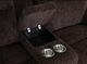 Franklin™ Heston Frenzy Chocolate Power Reclining Loveseat-2