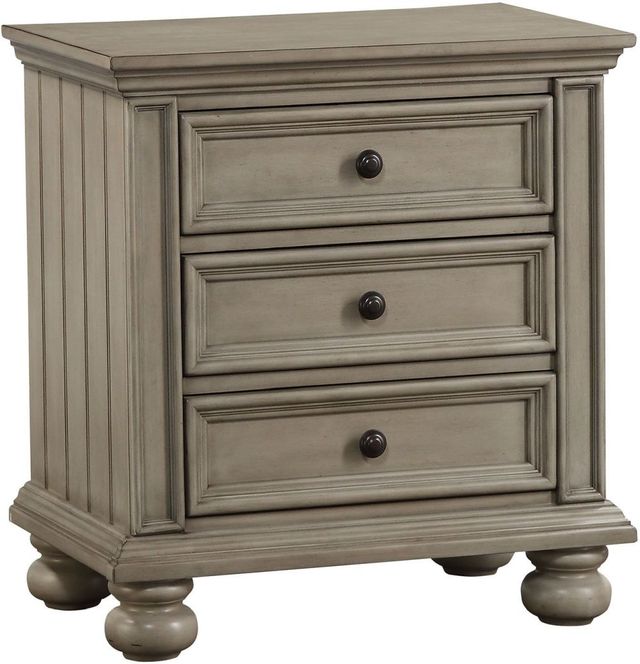 Winners Only® Barnwell Khaki Gray Nightstand-0