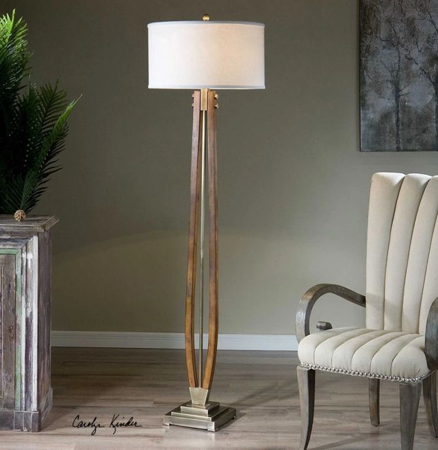 Uttermost® Boydton Burnished Honey Floor Lamp-1