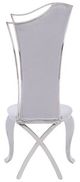 VIG Furniture Modrest Bonnie 2-Piece Gray Velvet Dining Chair Set-3