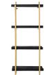 A & B Home Black 4-Tier Shelf-1