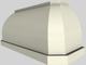 Vent-A-Hood® Designer Series 66" Biscuit Wall Mounted Range Hood-4