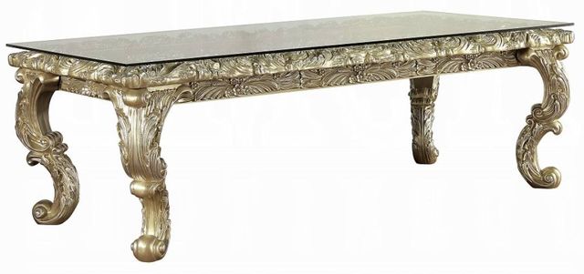 ACME Furniture Vatican Champagne Silver Dining Table-0