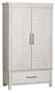 Liberty Furniture Modern Farmhouse Flea Market White Armoire-0