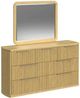 Elements International Sylvie Natural Dresser and Mirror-0