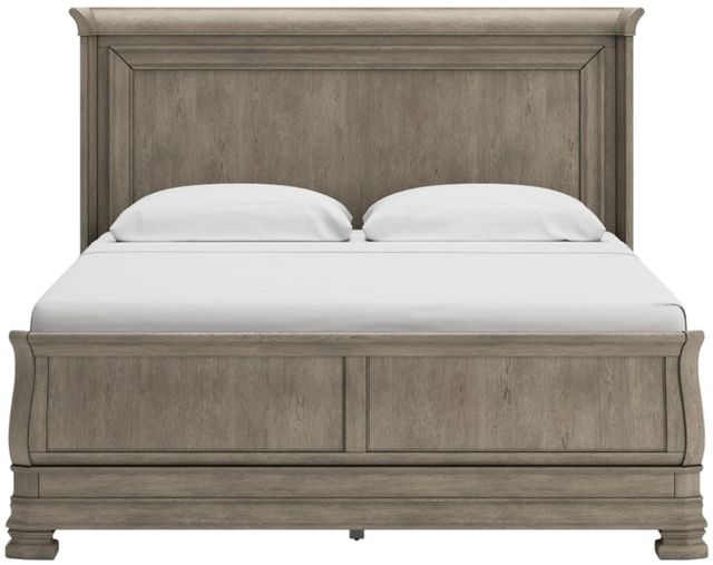 Signature Design by Ashley® Lexorne Gray King Sleigh Bed-2