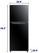 Element® 10.1 Cu. Ft. Black Counter Depth Top Freezer Refrigerator-2