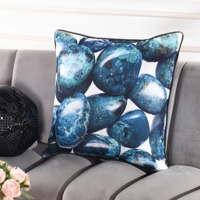 Stylecraft Norman Wyatt Home Blue Designer Pillow-1