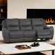 Furniture of America® Demetrius Dark Gray Power Sofa-1