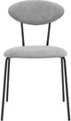 Armen Living Neo 2-Piece Gray/Black Dining Chairs-1
