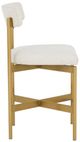 Fairfield® Customizable Coley Counter Stool with Brushed Brass Legs-2