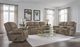 Corinthian Furniture Burr Ridge Hazelnut Power Reclining Sofa-1