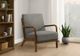 Monarch Specialties Inc. Grey/Walnut 34" Accent Chair-1