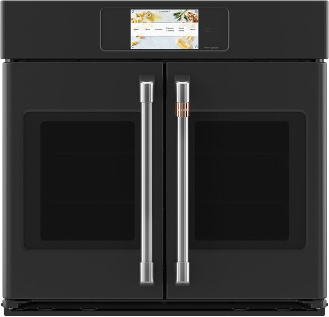 Café™ Professional Series 30" Matte Black Single Electric Wall Oven-0