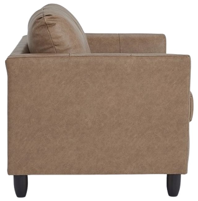 Best® Home Furnishings Customizable Bayment Leather Chair and a Half with Dark Walnut Legs-2