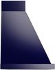 Ilve® Nostalgie II Noblesse 40" Midnight Blue Wall Mounted Range Hood with Brass Trim-2