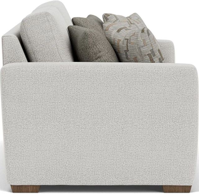 Flexsteel® Collins Silver Glacier Two-Cushion Sofa-2