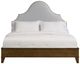 Century® Customizable Details Case Lafayette California King 72" Wood Trim Upholstered Panel Bed-1