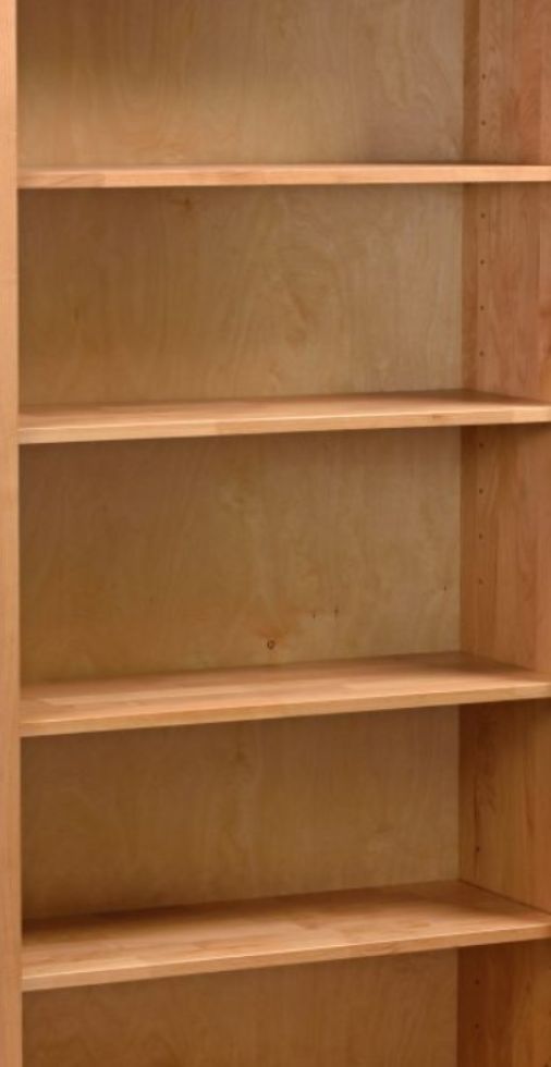 Archbold Furniture Customizable Alder 30" x 72" Bookcase-1