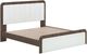 Signature Design by Ashley® Mazilar Brown/White King Upholstered Panel Bed-4