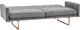 A & B Home Alicia Gold/Gray Sofa Bed-0