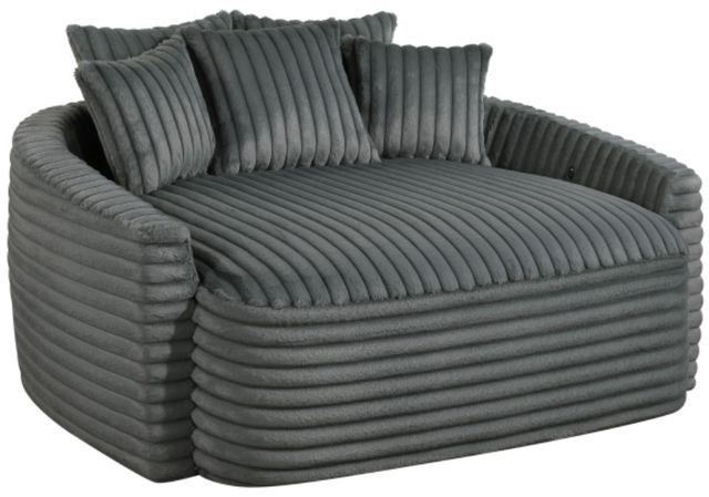 Homelegance® Tomball Dark Gray Oversized Chaise Lounge-0
