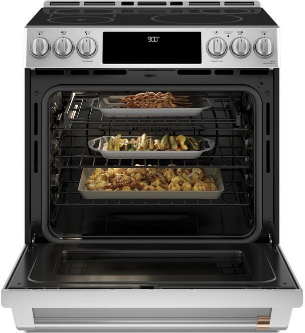 Café™ 30" Stainless Steel Slide In Induction Range-4