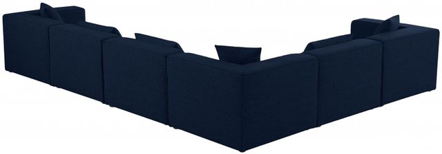 Meridian Furniture Cube 6-Piece Navy Modular Sectional Set-1