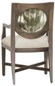 Fairfield® Customizable Rocco Leather Dining Arm Chair -3