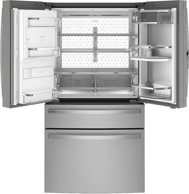 GE Profile™ 36" 27.6 Cu. Ft. Fingerprint Resistant Stainless Steel Freestanding French Door Refrigerator-1