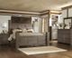 Signature Design by Ashley® Juararo 5-Piece Dark Brown California King Poster Bed Set-5