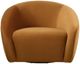 Uttermost® DeSoto Hazlenut Swivel Chair-3