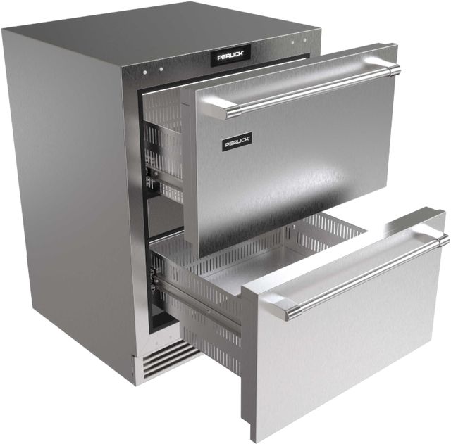 Perlick® G5 ADA 24" 3.8 Cu. Ft. Panel Ready Built-In Freezer Drawers-1
