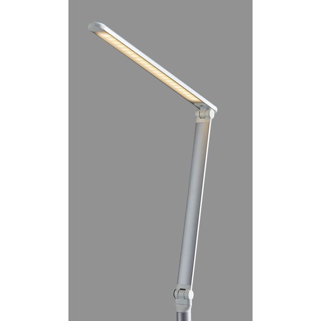 Adesso® Lennox Black And Silver LED Multi-Function Floor Lamp-1