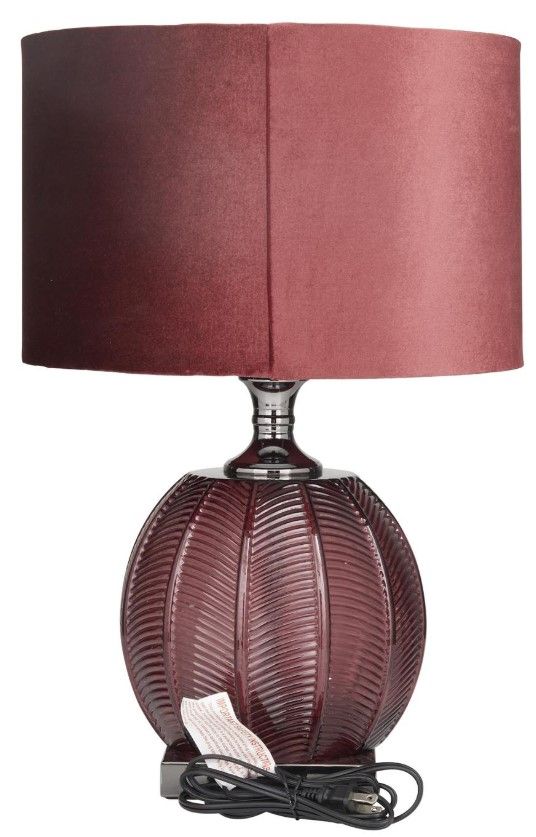 Deco Marche Red Glass Table Lamp-2