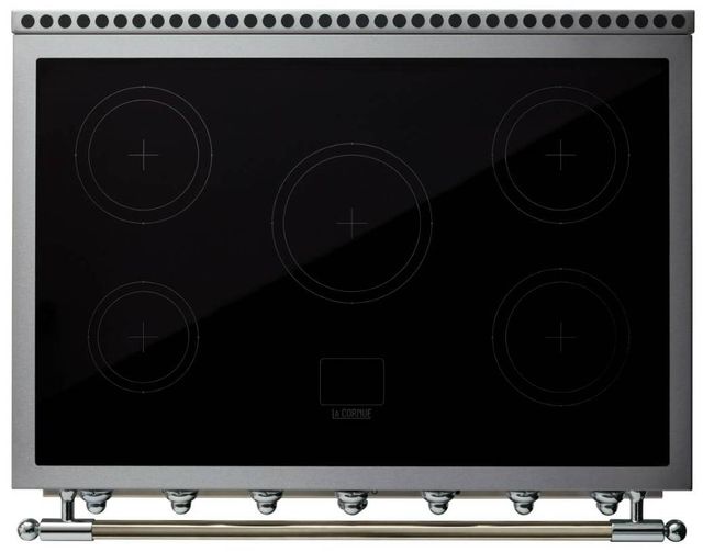 La Cornue CornuFé 90 Albertine 36" Pure White Pro Style Induction Range-1