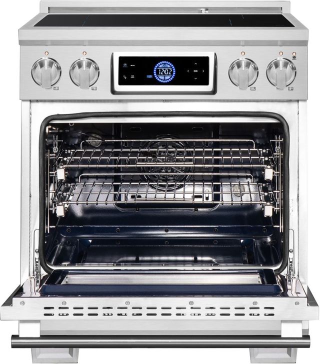 FORNO® Maximus Series Alta Qualita 30" Stainless Steel Freestanding Induction Range-4