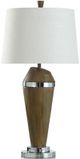 Stylecraft Brown/Danrun Silver/White Table Lamp-0
