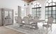 Elements International Glenmore 7-Piece Aged Gray Dining Set-2