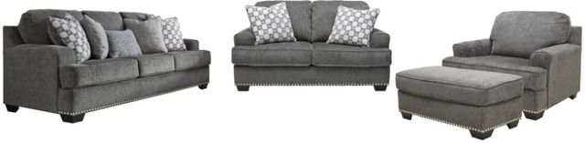 Benchcraft® Locklin 4-Piece Carbon Living Room Set-0