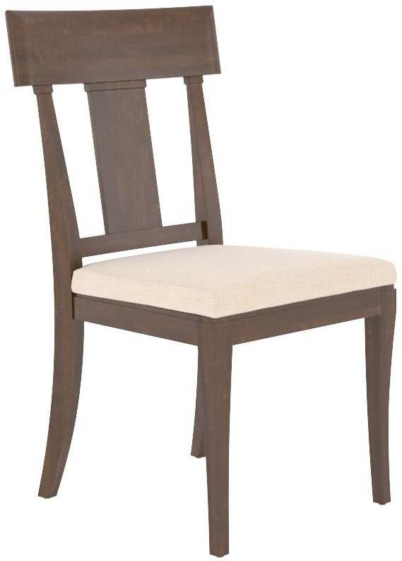 Canadel® Canadel Cognac Washed Upholstered Side Chair-0
