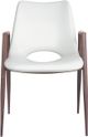 Zuo® Modern Desi Walnut/White Dining Chair-1