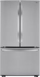 LG 36 in. 29.0 Cu. Ft. PrintProof™ Stainless Steel Smart French Door Refrigerator-0