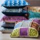 A & B Home Blue/Gray/Green/Orange/Pink Throw Pillow-1