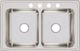 Elkay Lustertone® Classic Lustrous Satin 33" x 21-1/4" x 7-7/8" 4-Hole Equal Double Bowl Drop-In Sink-1