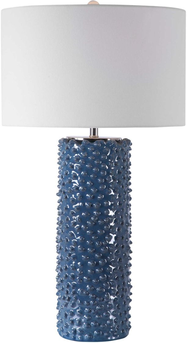 Uttermost® Ciji Indigo Glaze Table Lamp-0
