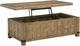 Signature Design by Ashley® Ridgester Light Brown Lift Top Cocktail Table-3